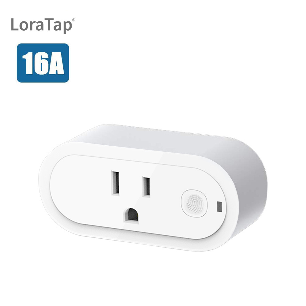 Remote Control Outlet Plug Adapter with Remote, 656ft Range Wireless Switch for Lights and Household Appliances, No Hub Required, 16A/1760W, White