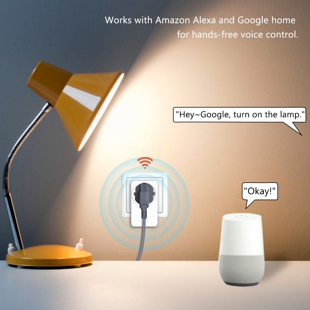 LoraTap ZigBee EU Socket 16A Power Tuya Smart Life APP Remote Voice Control Timer Plug Switch With Alexa Google Home Zigbee2MQTT