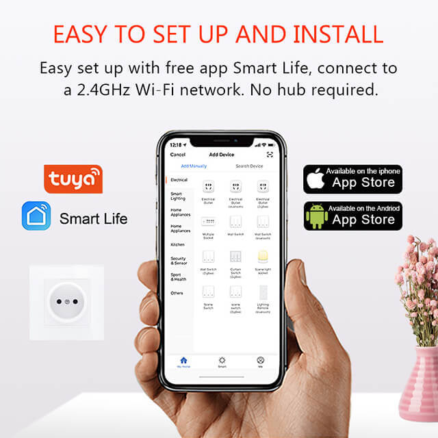 Tuya Smart Life Tiny WiFi Switch Socket Module DIY Smart Light and Socket Google Home Echo Alexa Voice Control Remote Control