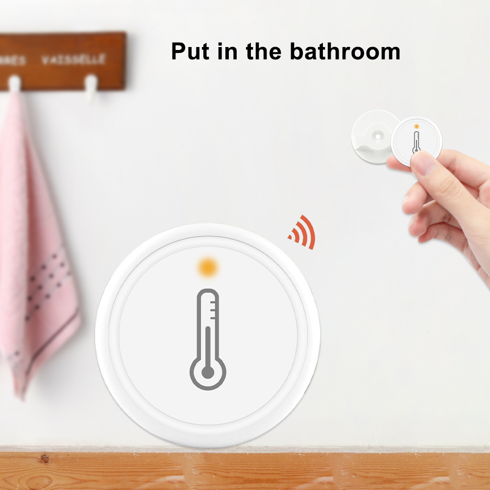 Tuya ZigBee 3.0 Wireless Temperature and Humidity Sensor Works with Smartthings Conbee Deconz Stick Domoticz Hub Required