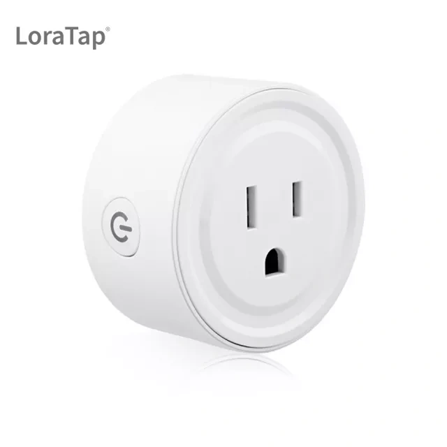 LoraTap Mini Remote Control Outlet Plug Adapter with Remote Wall Switch, 656ft Range Wireless Remote Control for Indoor Lamps and Household Appliances