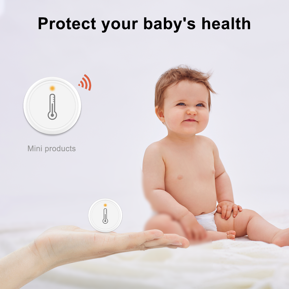 Tuya ZigBee 3.0 Wireless Temperature and Humidity Sensor Works with Smartthings Conbee Deconz Stick Domoticz Hub Required