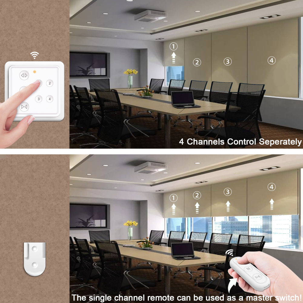 Tuya Smart Life RF WiFi Blinds Roller Shutter Curtain Switch Relay Module Multi Channel Remote Voice Control Google Home Alexa