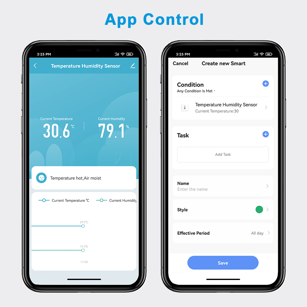Tuya ZigBee 3.0 Wireless Temperature and Humidity Sensor Works with Smartthings Conbee Deconz Stick Domoticz Hub Required