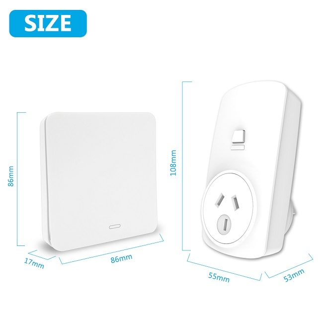 AU Wireless Socket Plug 16A with Kinetic Remote Control