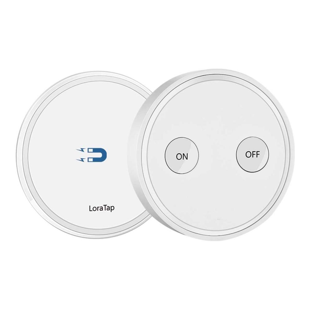 LoraTap Remote Controlled Socket, 3680 Watts, 200M Range, 868Mhz Audio, 10 Years Battery Life, Smart Wireless Electrical Socket, Batteries Included