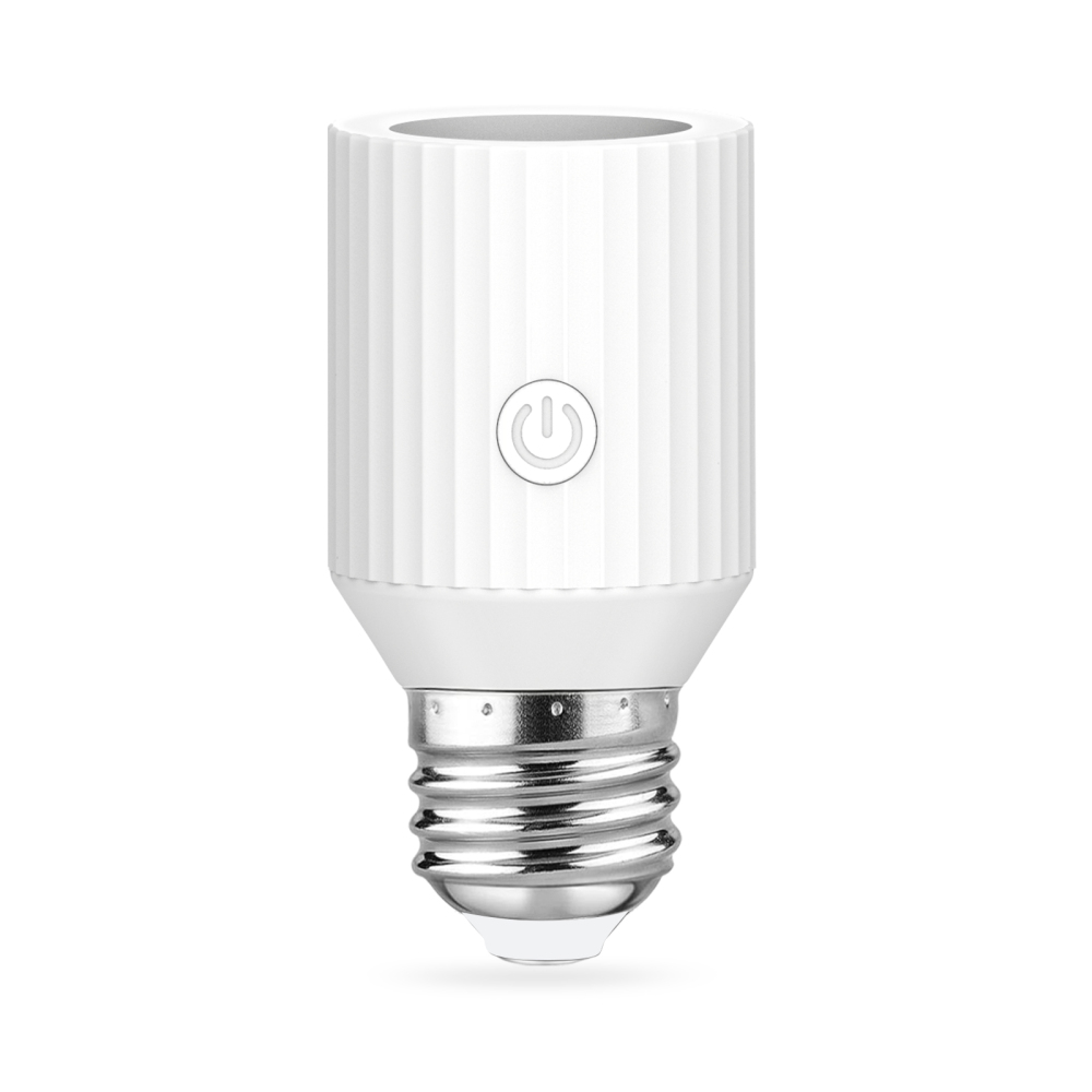 LoraTap WiFi Smart Lamp Holder, E26/27 Smart Adapter, Control with Smart Life App, Compatible with Alexa Voice, WiFi Lamp Holder, 60W Max