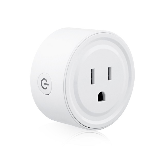 Mini Remote Control Outlet Plug Adapter with Remote, 656ft Range Wireless Light Switch for Household Appliances, No Hub Required, 10A/1100W, White