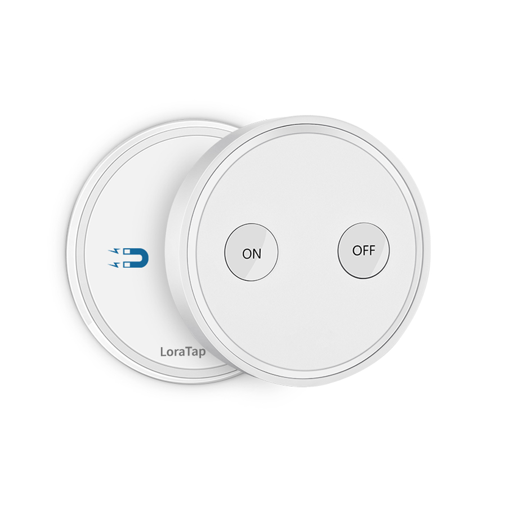 Mini Remote Control Outlet Plug Adapter with Remote, 656ft Range Wireless Light Switch for Household Appliances, No Hub Required, 10A/1100W, White