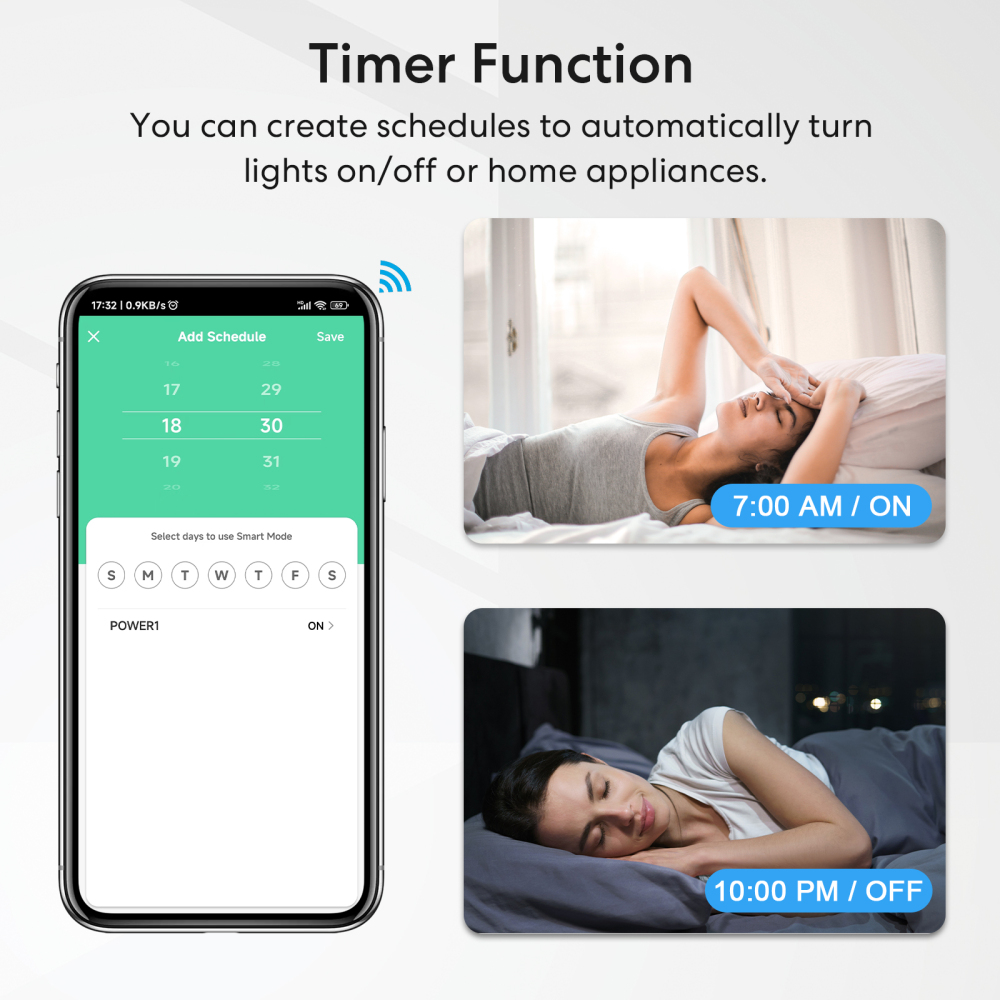 LoraTap Tuya Smart Life Wireless Light Relay Module with 1 Button Remote Control Timer Work with Google Assistant and Alexa