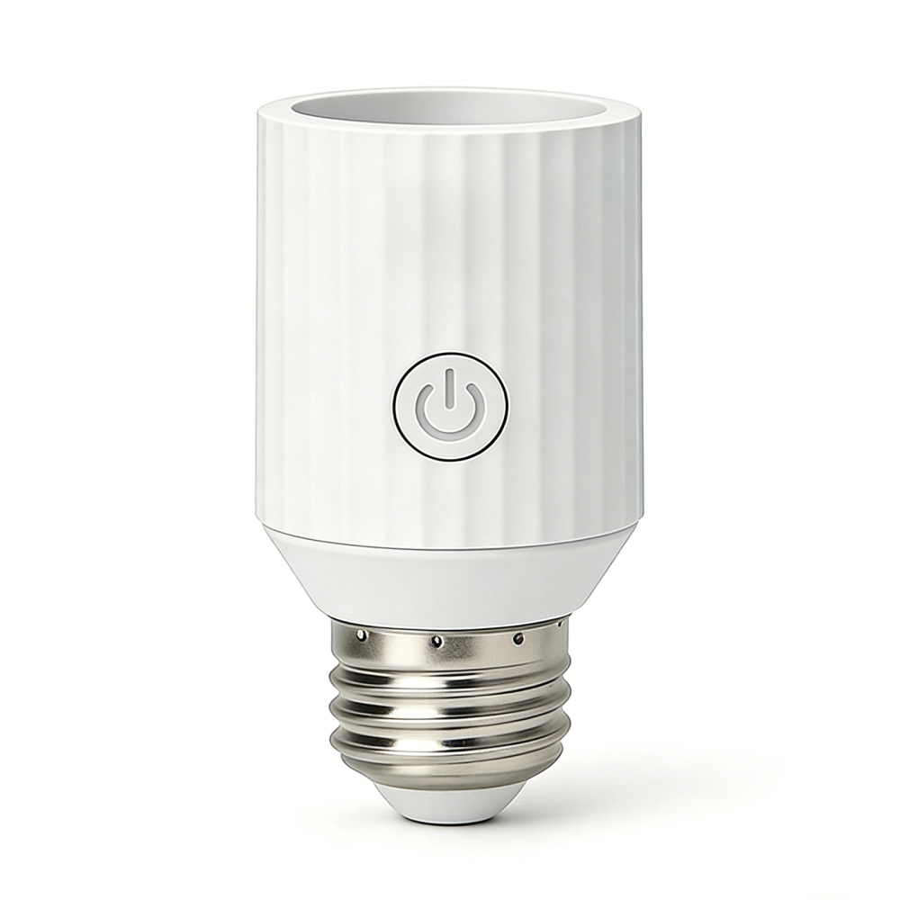 LoraTap WiFi Smart Lamp Holder, E26/27 Smart Adapter, Control with Smart Life App, Compatible with Alexa Voice, WiFi Lamp Holder, 60W Max