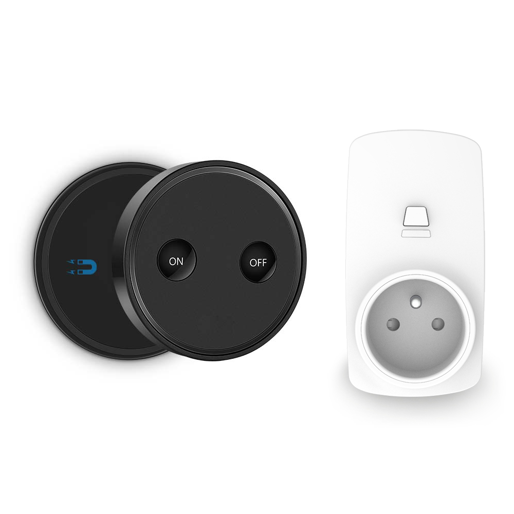 LoraTap Remote Controlled Socket, 3680 Watts, 200M Range, 868Mhz Audio, 10 Years Battery Life, Smart Wireless Electrical Socket, Batteries Included
