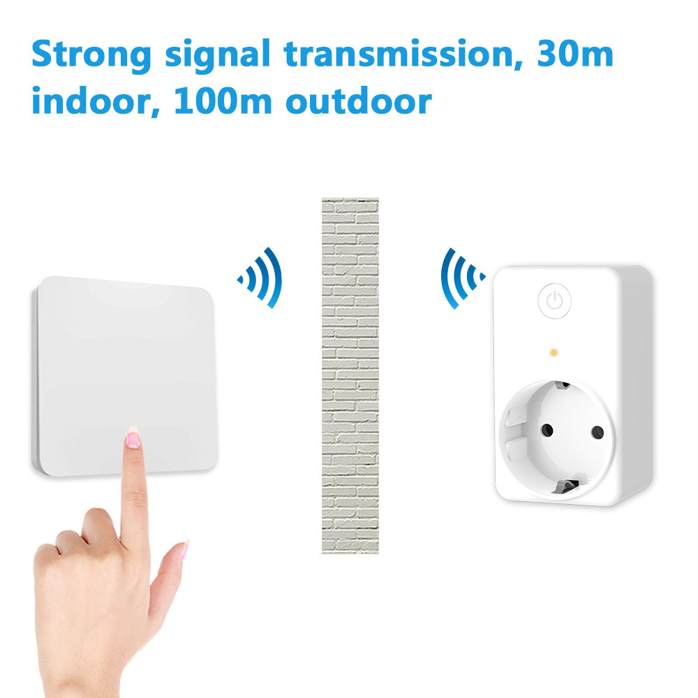 Food Waste Disposers Garbage Disposal Wireless Switch Remote Control EU Plug 16A for 1HP No Drilling No Pipe Replace Air Switch