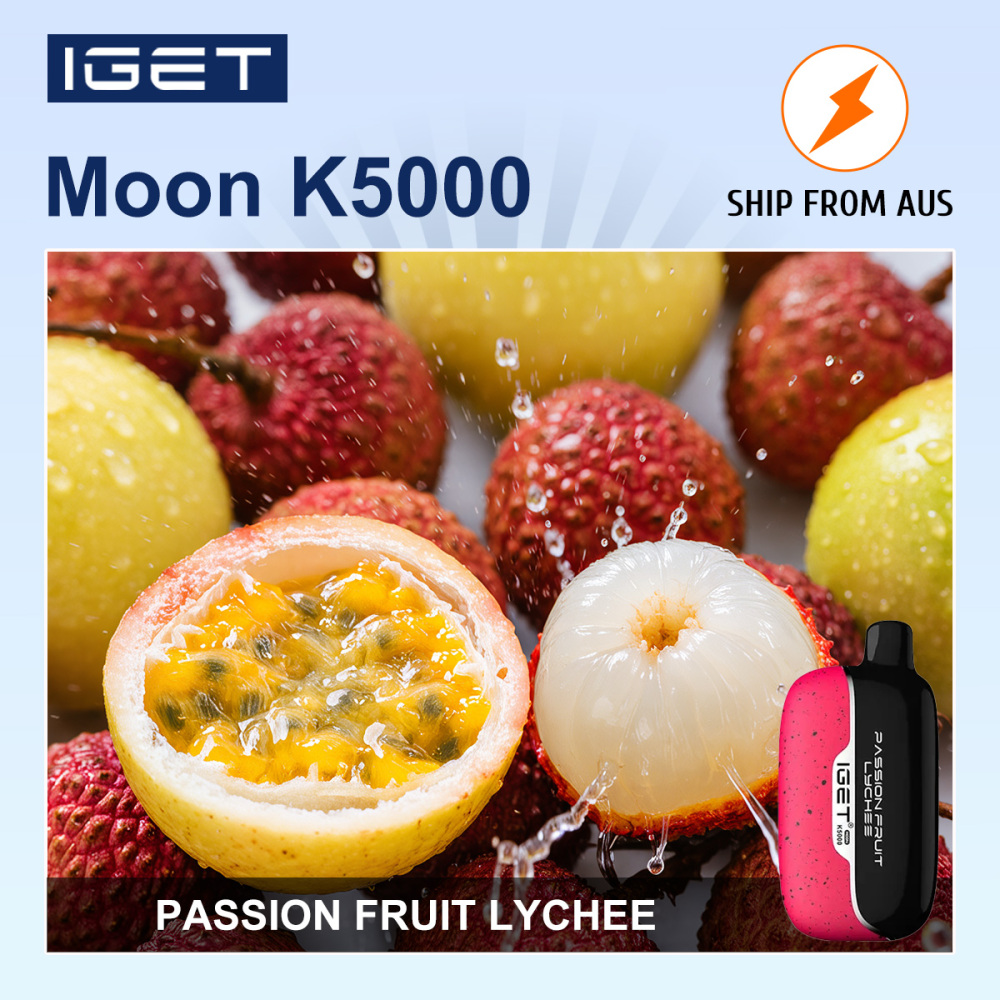 FAST AUS SHIPPING | IGET Moon K5000 - 5000 puffs disposable electronic cigarette | Australian Warehouse