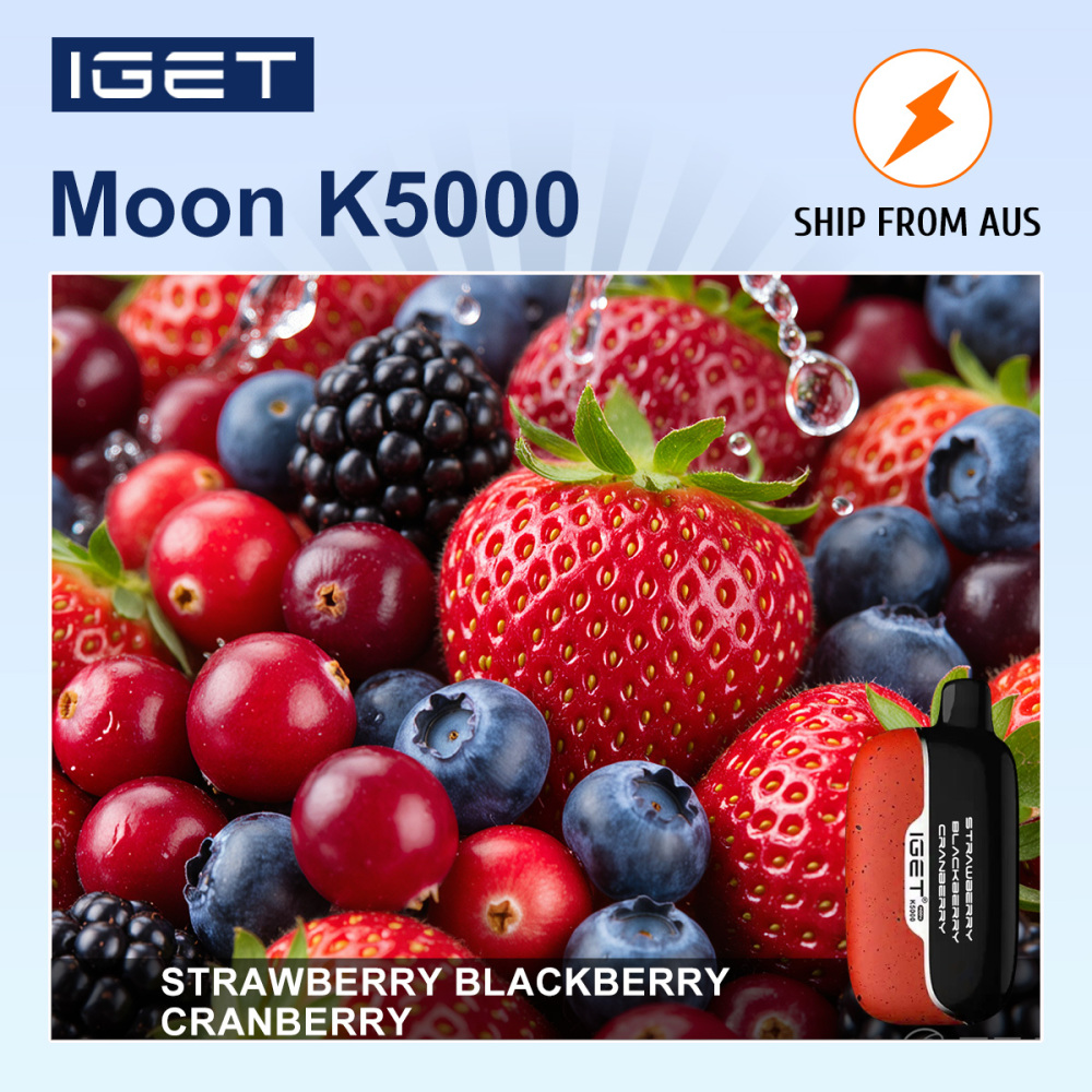 FAST AUS SHIPPING | IGET Moon K5000 - 5000 puffs disposable electronic cigarette | Australian Warehouse