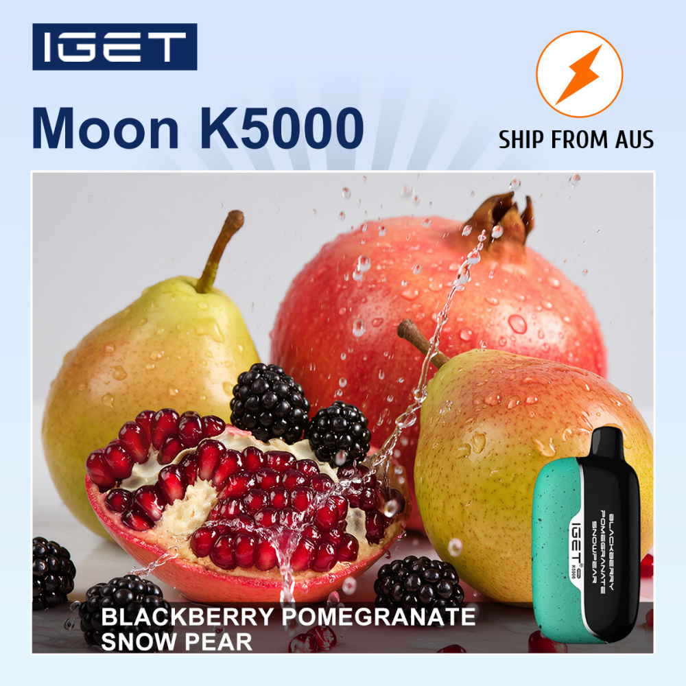 FAST AUS SHIPPING | IGET Moon K5000 - 5000 puffs disposable electronic cigarette | Australian Warehouse
