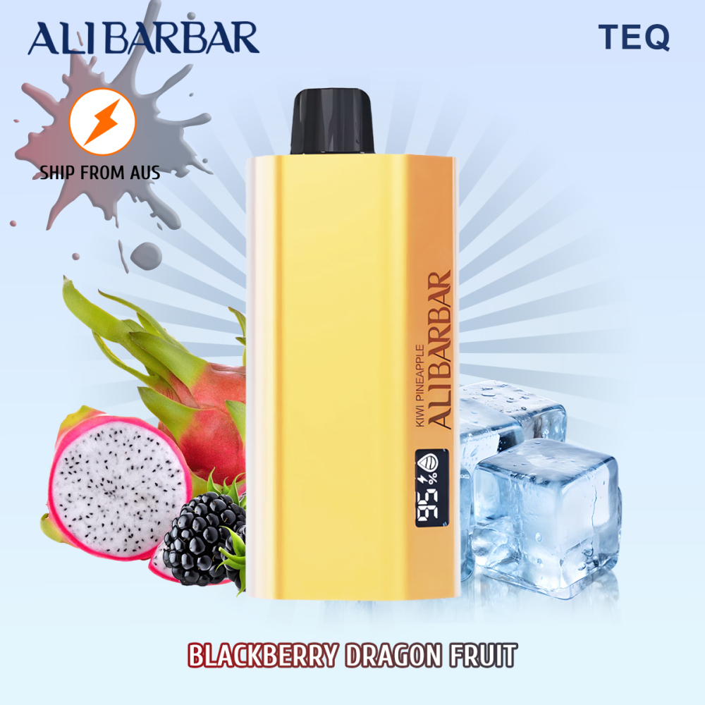 FAST AUS SHIPPING | ALIBARBAR TEQ 12000 Puffs Disposable Vape - Wholesale Lot (50+ Units) | Sydney Warehouse