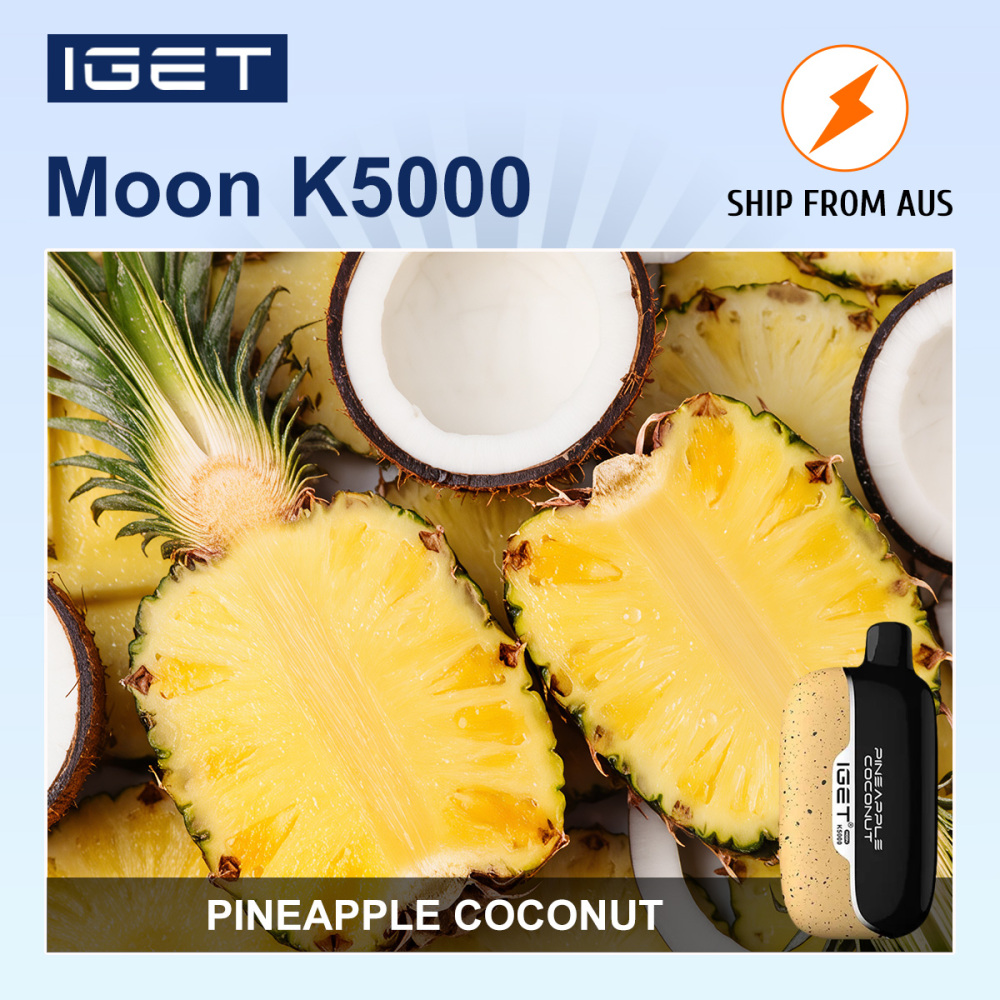 FAST AUS SHIPPING | IGET Moon K5000 - 5000 puffs disposable electronic cigarette | Australian Warehouse