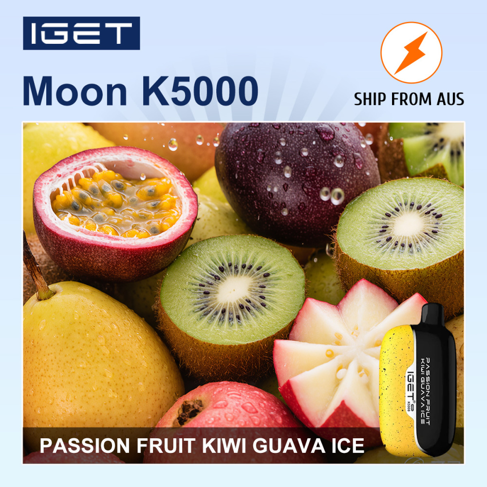 FAST AUS SHIPPING | IGET Moon K5000 - 5000 puffs disposable electronic cigarette | Australian Warehouse