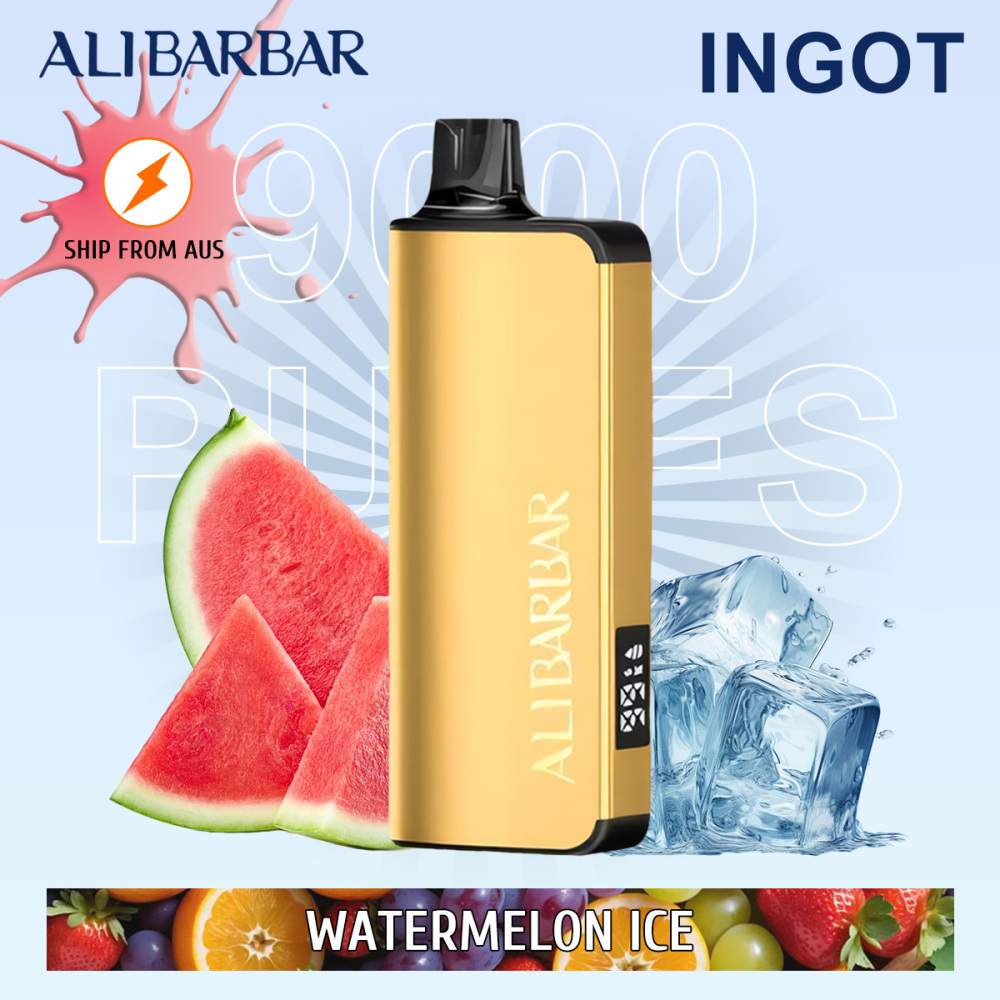 FAST AUS SHIPPING | ALIBARBAR INGOT 9000 Puffs | Australian Warehouse