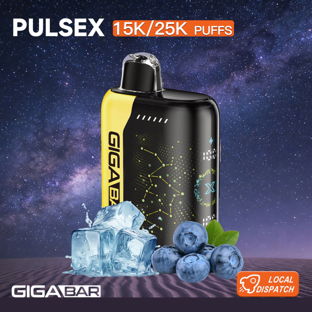 FAST AUS SHIPPING | GIGA BAR PULSEX-15K & 25K Output Modes-3 Modes & Rapid Charging  | Australian Warehouse
