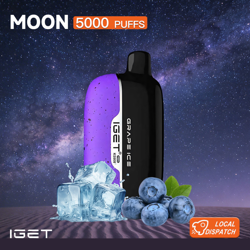 FAST AUS SHIPPING | IGET Moon K5000 - 5000 puffs disposable electronic cigarette | Australian Warehouse