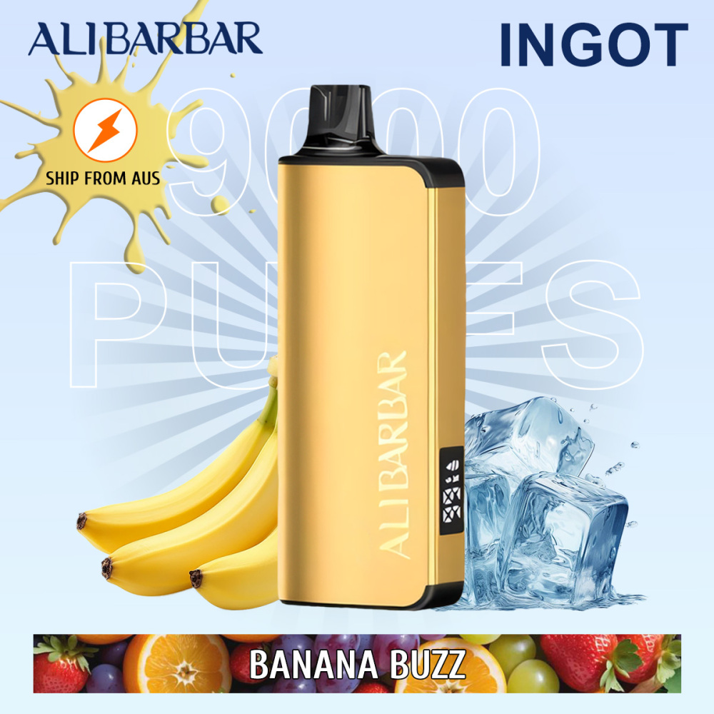 FAST AUS SHIPPING | ALIBARBAR INGOT 9000 Disposable Vape - Wholesale Lot (50+ Units) | Sydney Warehouse