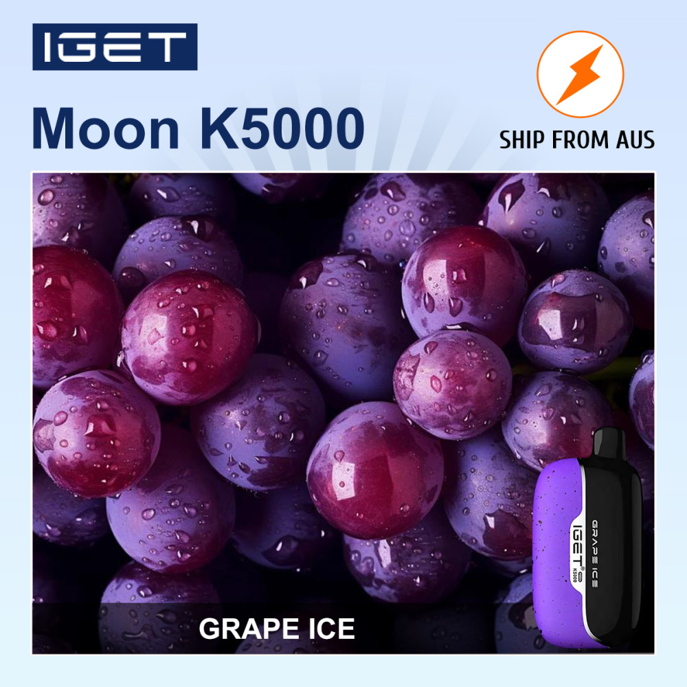 FAST AUS SHIPPING | IGET Moon K5000 - 5000 puffs disposable electronic cigarette | Australian Warehouse