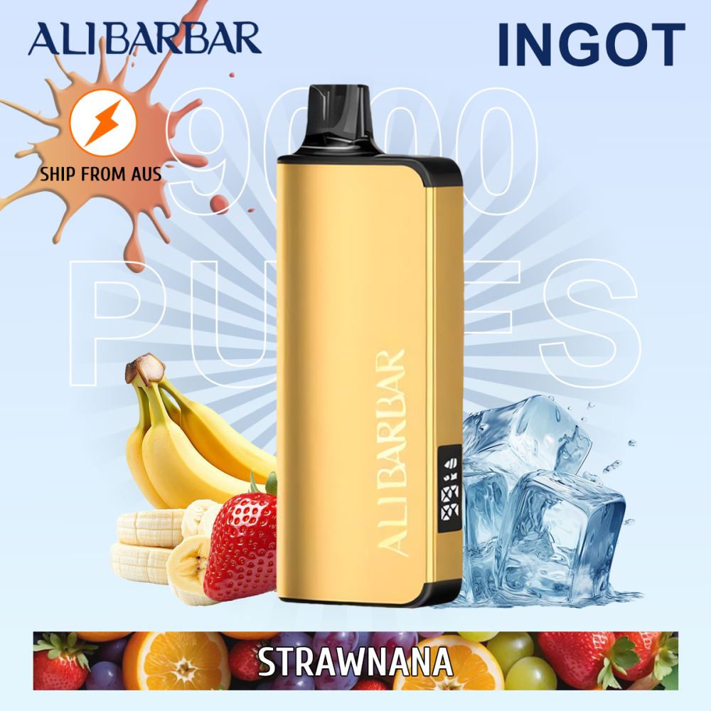 FAST AUS SHIPPING | ALIBARBAR INGOT 9000 Puffs | Australian Warehouse