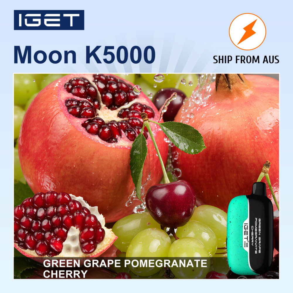 FAST AUS SHIPPING | IGET Moon K5000 - 5000 puffs disposable electronic cigarette | Australian Warehouse