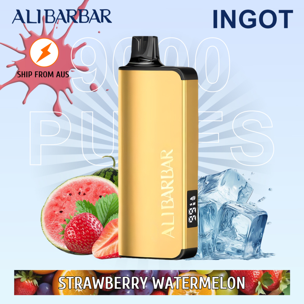 FAST AUS SHIPPING | ALIBARBAR INGOT 9000 Puffs | Australian Warehouse