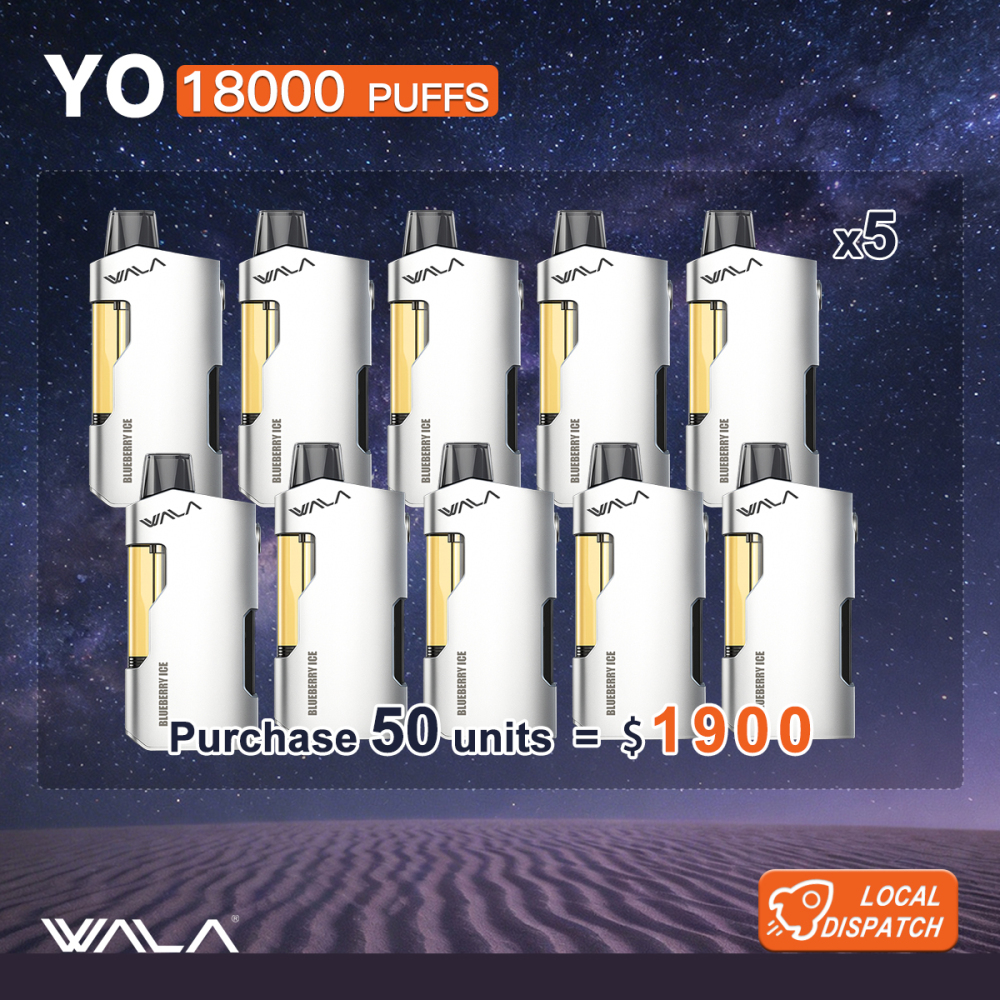 FAST AUS SHIPPING | WALA YO 18000 Puffs– Wholesale Lot (50+ Units) | Australian Warehouse