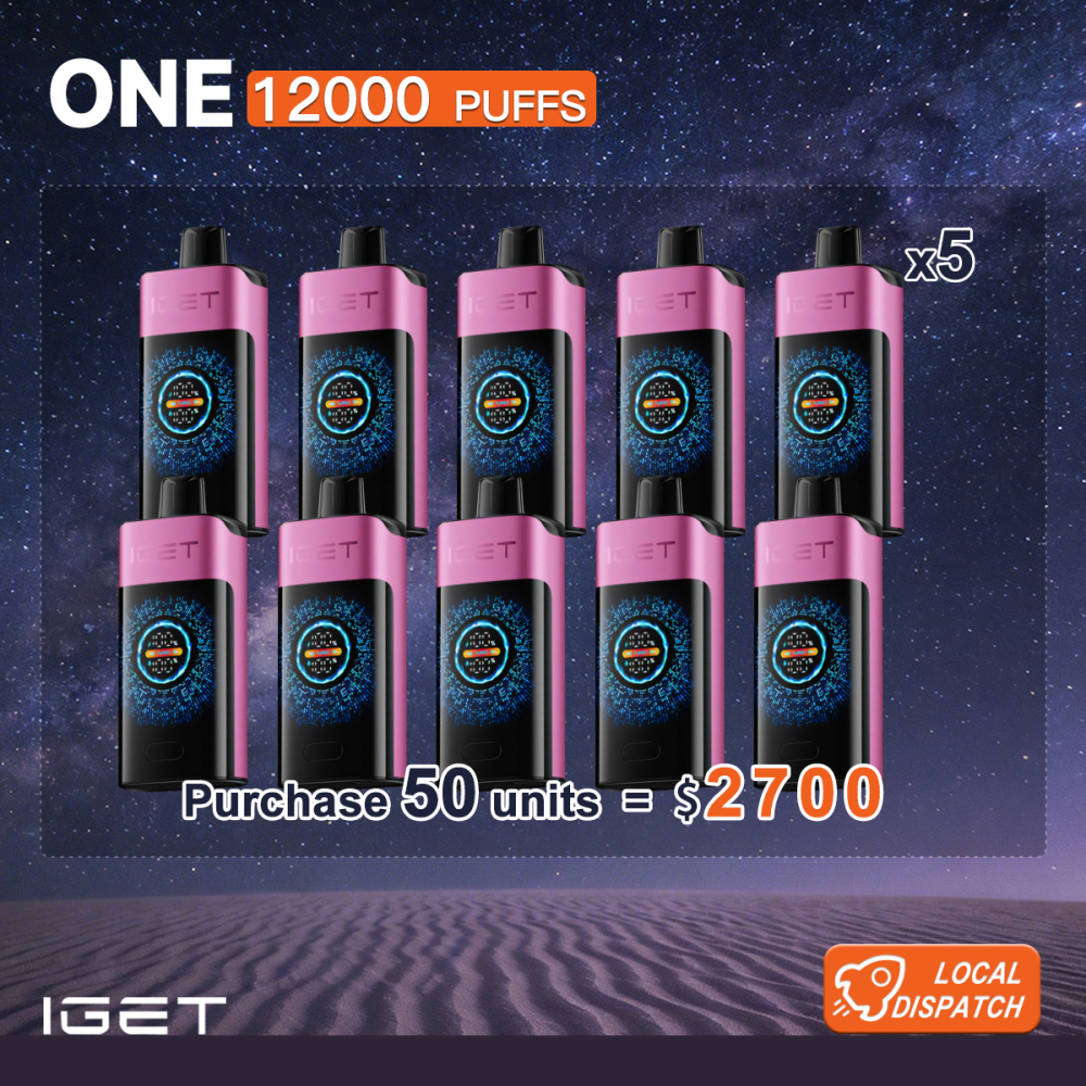 FAST AUS SHIPPING | IGET?ONE 12,000?Puffs Disposable Vape – Wholesale Lot (50+ Units) | Sydney Warehouse