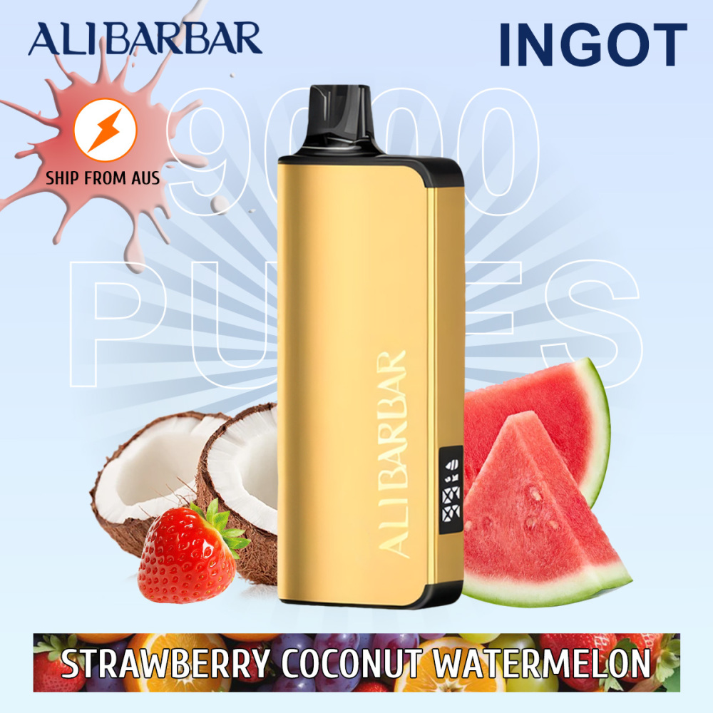 FAST AUS SHIPPING | ALIBARBAR INGOT 9000 Disposable Vape - Wholesale Lot (50+ Units) | Sydney Warehouse