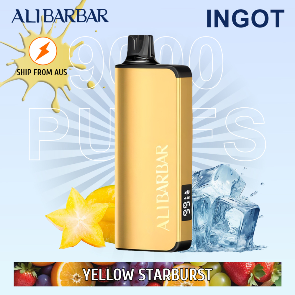 FAST AUS SHIPPING | ALIBARBAR INGOT 9000 Puffs | Australian Warehouse