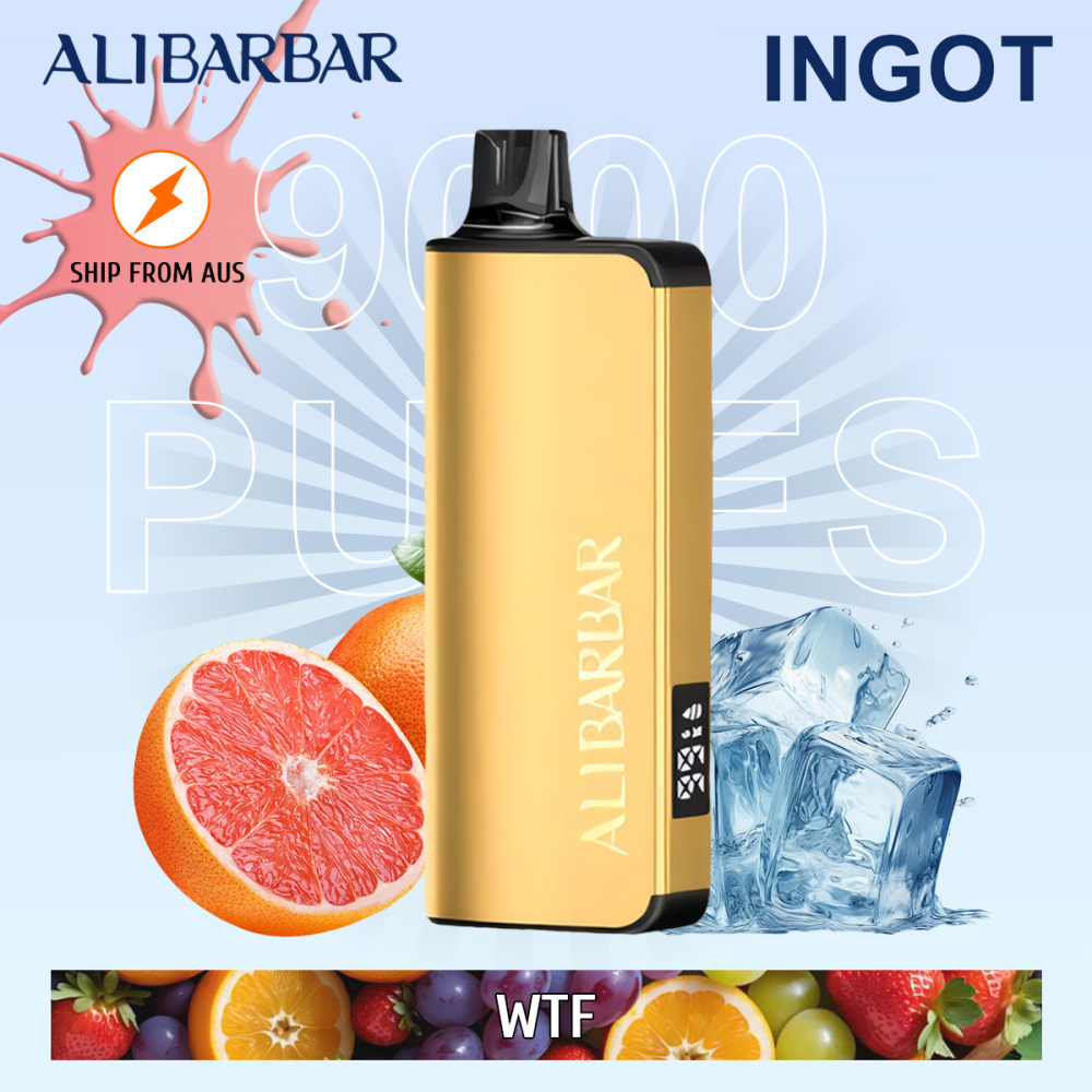 FAST AUS SHIPPING | ALIBARBAR INGOT 9000 DISPOSABLE VAPE - WHOLESALE LOT (50+ UNITS) | SYDNEY WAREHOUSE