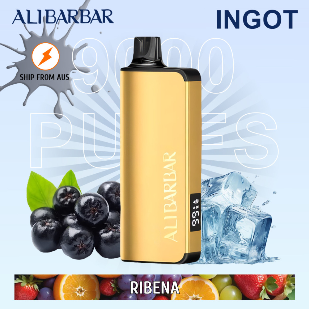 FAST AUS SHIPPING | ALIBARBAR INGOT 9000 DISPOSABLE VAPE - WHOLESALE LOT (50+ UNITS) | SYDNEY WAREHOUSE