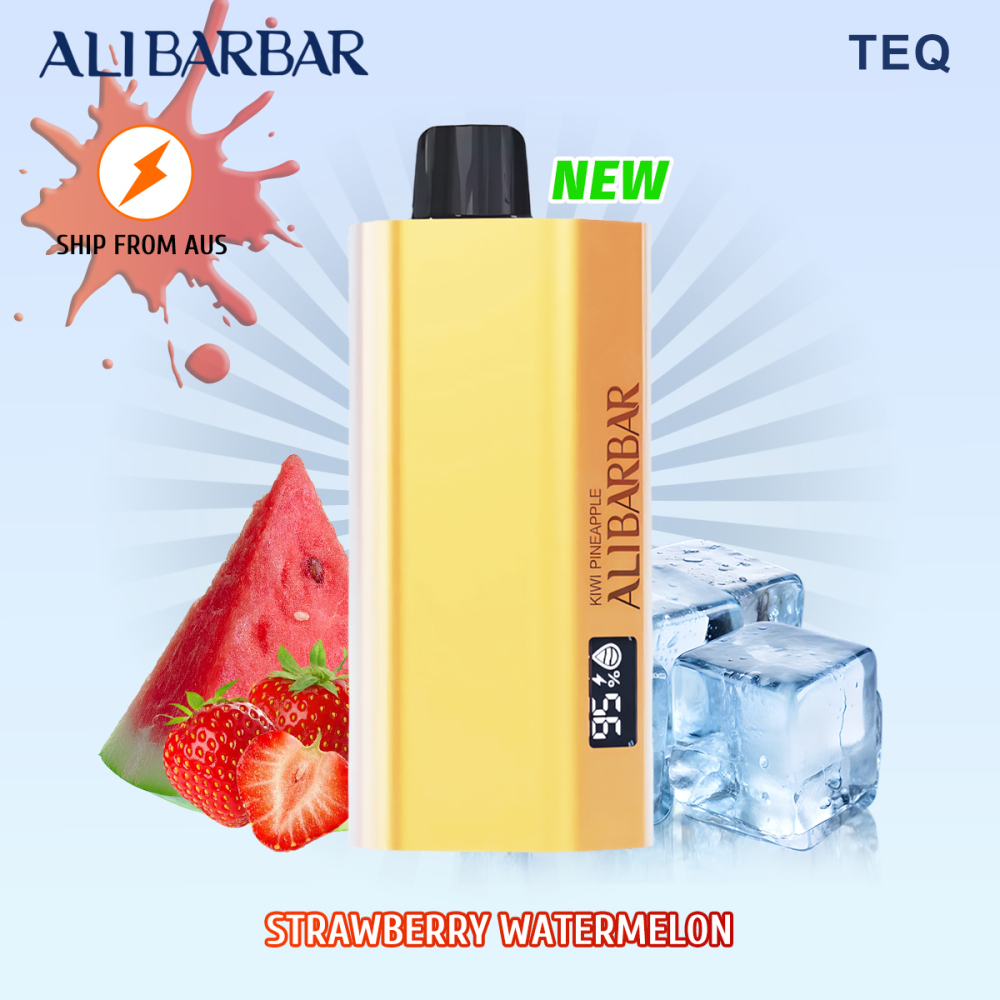 FAST AUS SHIPPING | ALIBARBAR TEQ 12000 PUFFS DISPOSABLE VAPE - WHOLESALE LOT (50+ UNITS) | SYDNEY WAREHOUSE