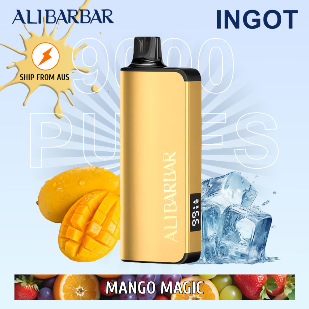 FAST AUS SHIPPING | ALIBARBAR INGOT 9000 Puffs | Australian Warehouse