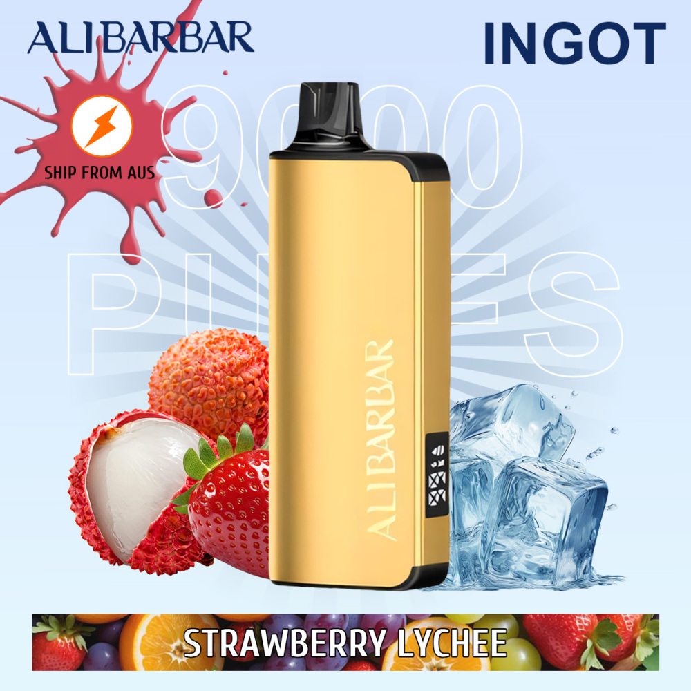 FAST AUS SHIPPING | ALIBARBAR INGOT 9000 DISPOSABLE VAPE - WHOLESALE LOT (50+ UNITS) | SYDNEY WAREHOUSE