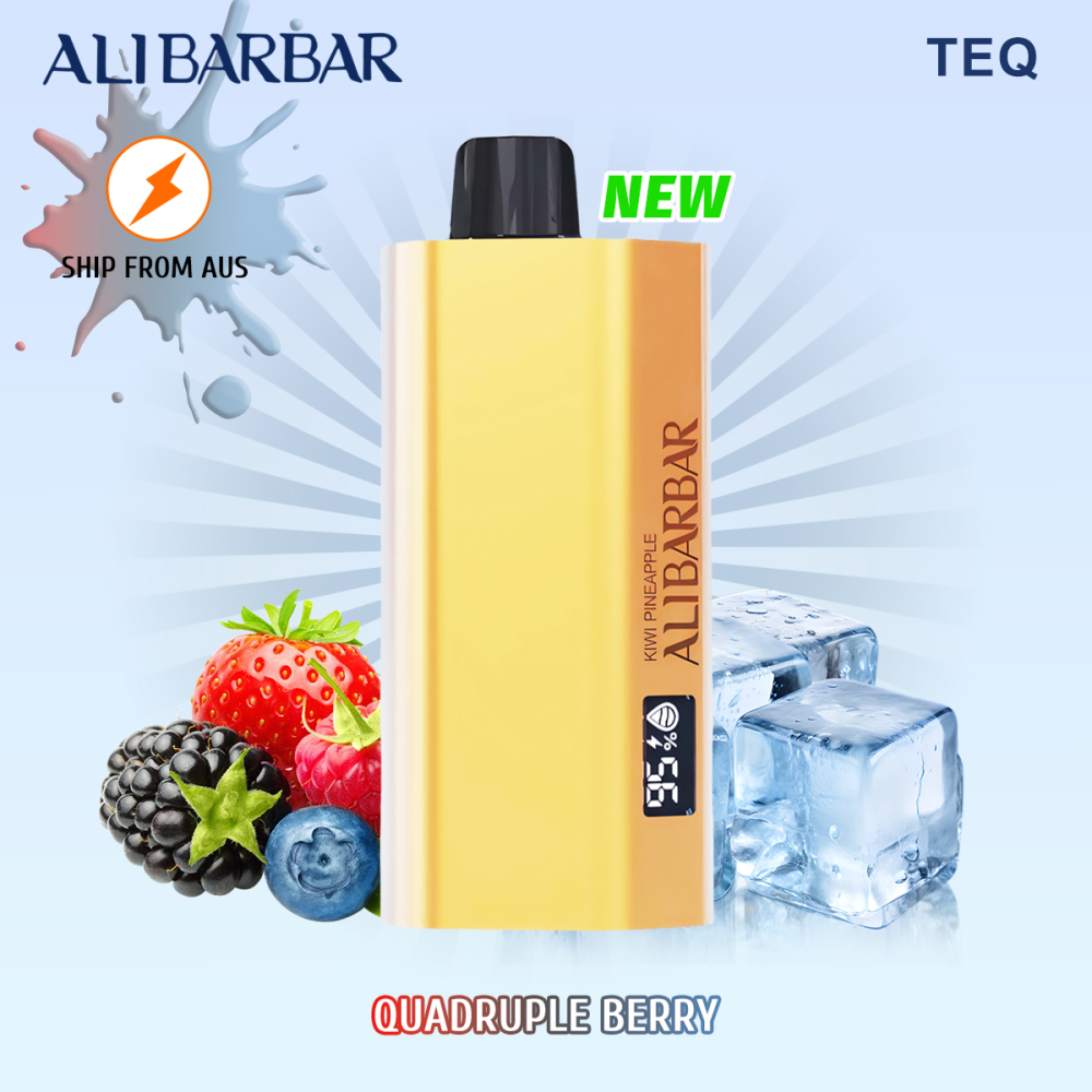 FAST AUS SHIPPING | ALIBARBAR TEQ 12000 PUFFS DISPOSABLE VAPE - WHOLESALE LOT (50+ UNITS) | SYDNEY WAREHOUSE