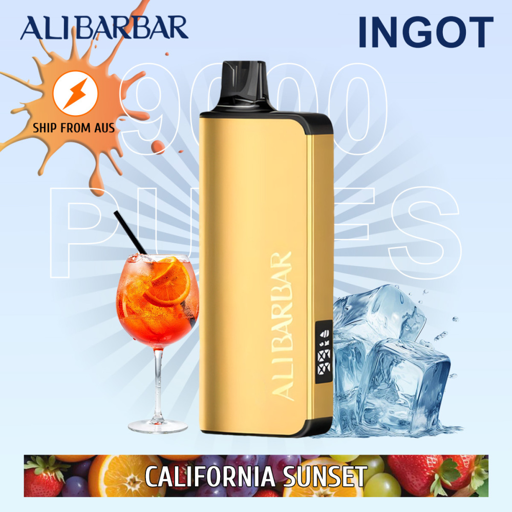 FAST AUS SHIPPING | ALIBARBAR INGOT 9000 DISPOSABLE VAPE - WHOLESALE LOT (50+ UNITS) | SYDNEY WAREHOUSE
