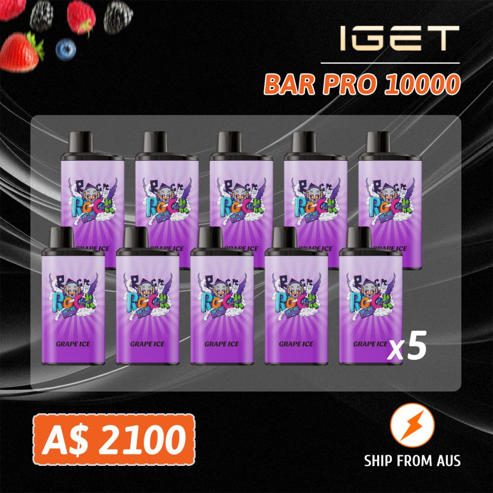 FAST AUS SHIPPING | IGET Bar PRO 10000 Disposable Vape – Wholesale Bulk Order (50+ Units) | Sydney Warehouse
