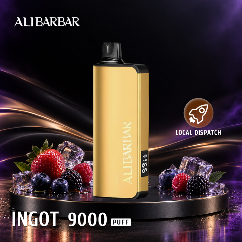 FAST AUS SHIPPING | ALIBARBAR INGOT 9000 Puffs | Australian Warehouse