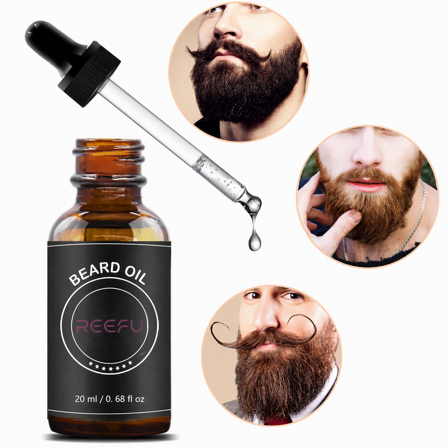 Smoothing Men Beard Oil,REEFU Cosmeitc Co., Ltd,Smoothing Men Beard Oil