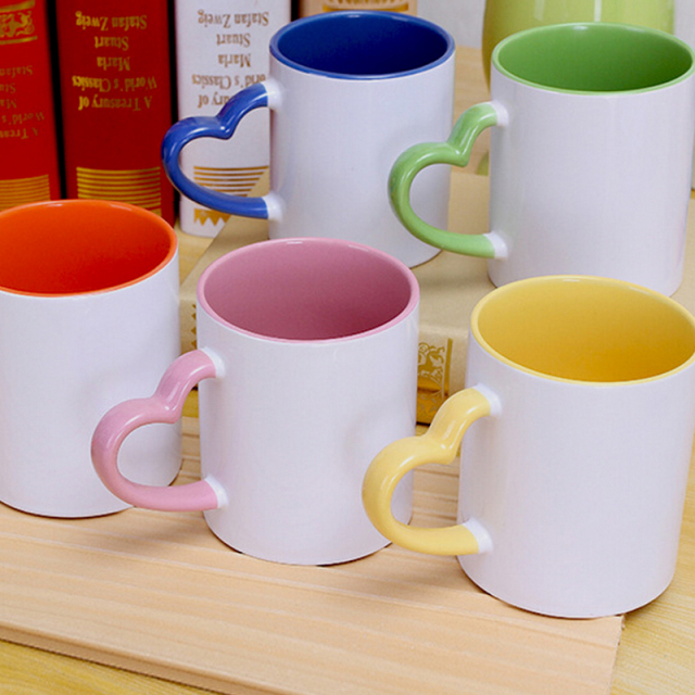 Heat transfer cup with inner color inside, photomaster, heat transfer cup with inner color inside