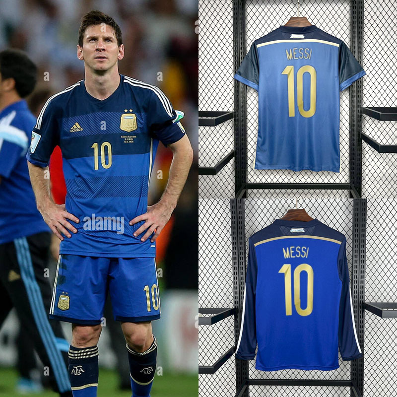 Retro 2014 Argentina Away Retro Football jersey