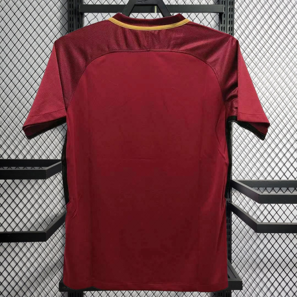 Retro 2017-18 AS Roma home retro football jersey
