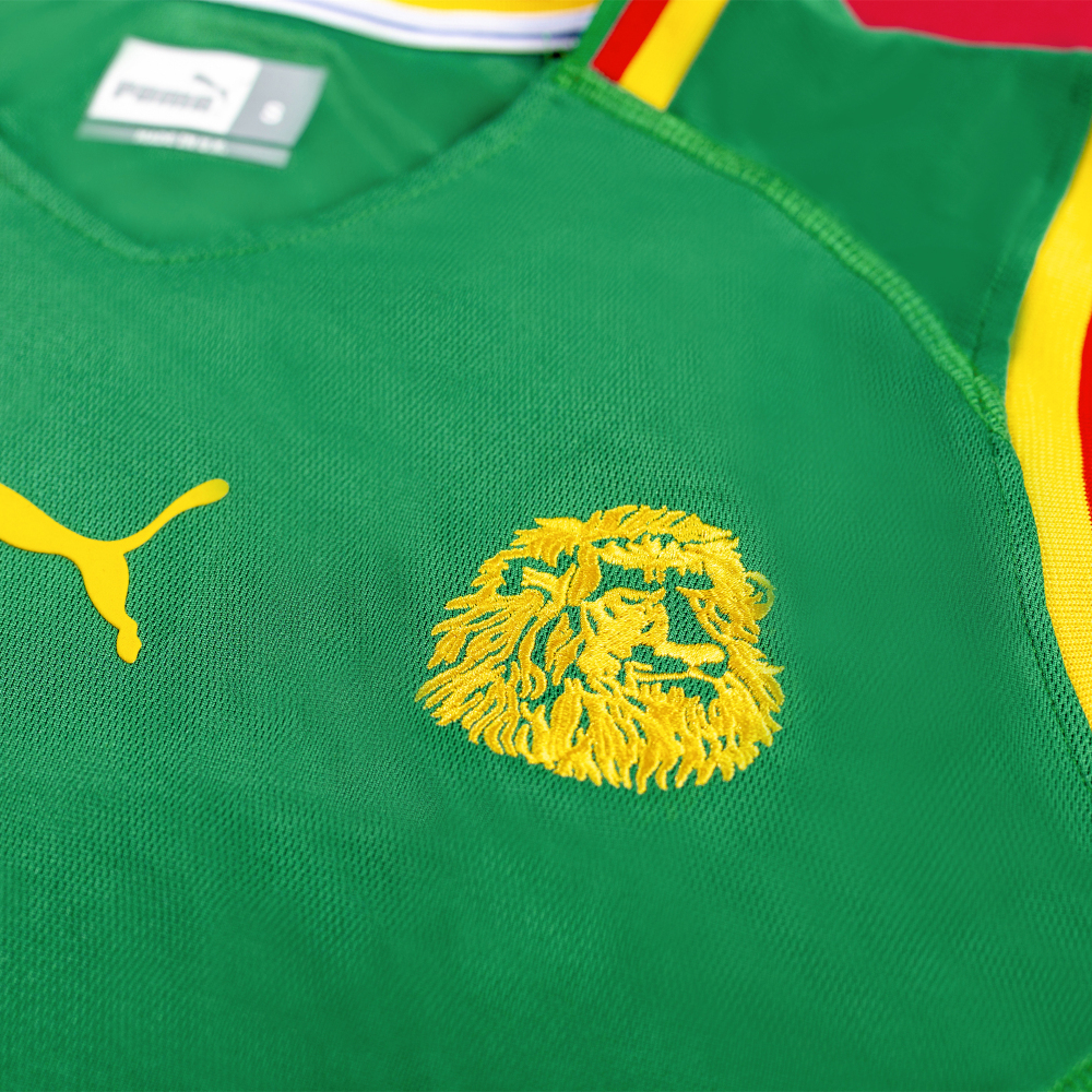 Retro 2002 Cameroon Home Retro Football jersey