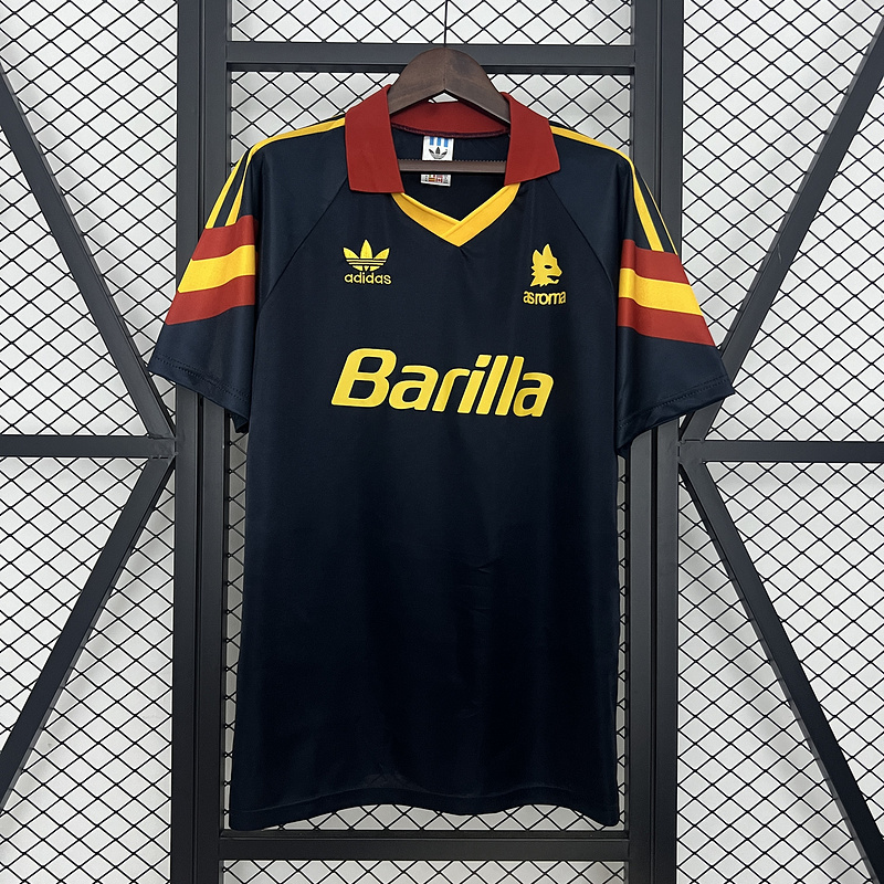 Retro 1991-92 AS Roma Third Away retro Football jersey